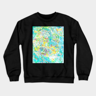 Dragon slaying dragon abstract Crewneck Sweatshirt